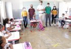 MARDEN JÚNIOR VISITA ESCOLAS MUNICIPAIS NA VOLTA ÀS AULAS PRESENCIAIS EM TRINDADE