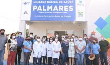 PREFEITURA DE TRINDADE INAUGURA TERCEIRA REFORMA DE UBS NO MÊS DOS 101 ANOS DA CIDADE