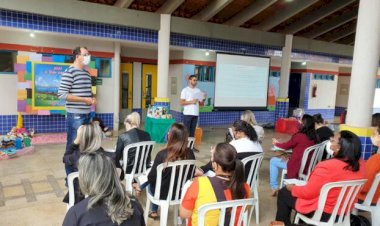 PRIMEIRO ENCONTRO FORMATIVO DA EDUCAÇÃO INFANTIL DA REDE MUNICIPAL DE ENSINO DE 2022 TRATA DO TRABALHO PEDAGÓGICO