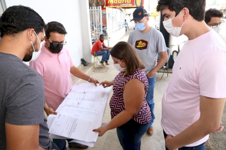 MARDEN JÚNIOR E GUSTAVO QUEIROZ VISTORIAM OBRAS DE REFORMA DO TERMINAL RODOVIÁRIO MUNICIPAL JAIME QUEIROZ