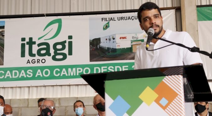 PREFEITO MARDEN JÚNIOR PARTICIPA DA INAUGURAÇÃO DA PRIMEIRA ETAPA DO CENTRO DE DISTRIBUIÇÃO DA ITAGI AGRO, NO POLO INDUSTRIAL MARIA MONTEIRO