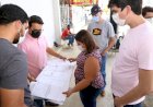 MARDEN JÚNIOR E GUSTAVO QUEIROZ VISTORIAM OBRAS DE REFORMA DO TERMINAL RODOVIÁRIO MUNICIPAL JAIME QUEIROZ