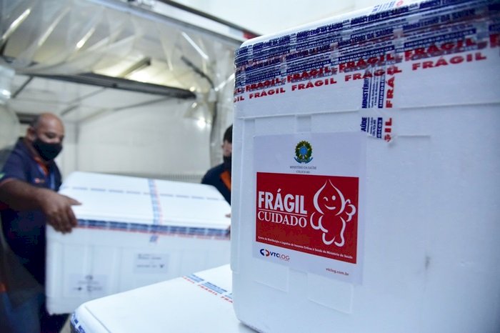 Goiás recebe mais 121.250 doses da AstraZeneca