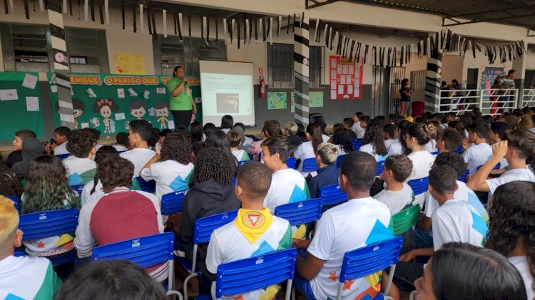 PREFEITURA PROMOVE AÇÃO EDUCATIVA CONTRA DENGUE, ZIKA E CHIKUNGUNYA EM UNIDADES ESCOLARES